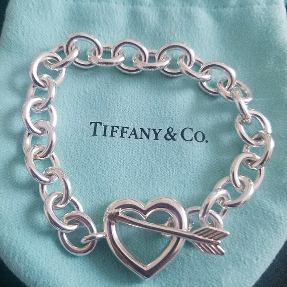 tiffany heart and arrow bracelet